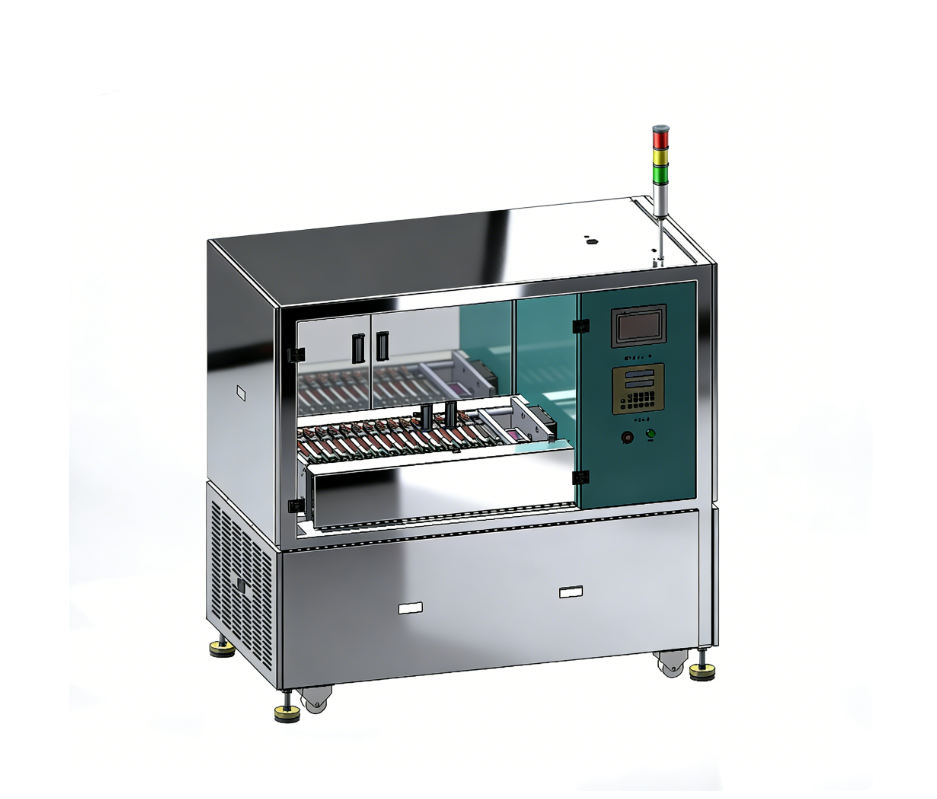 臥式熱壓夾具化成分容柜