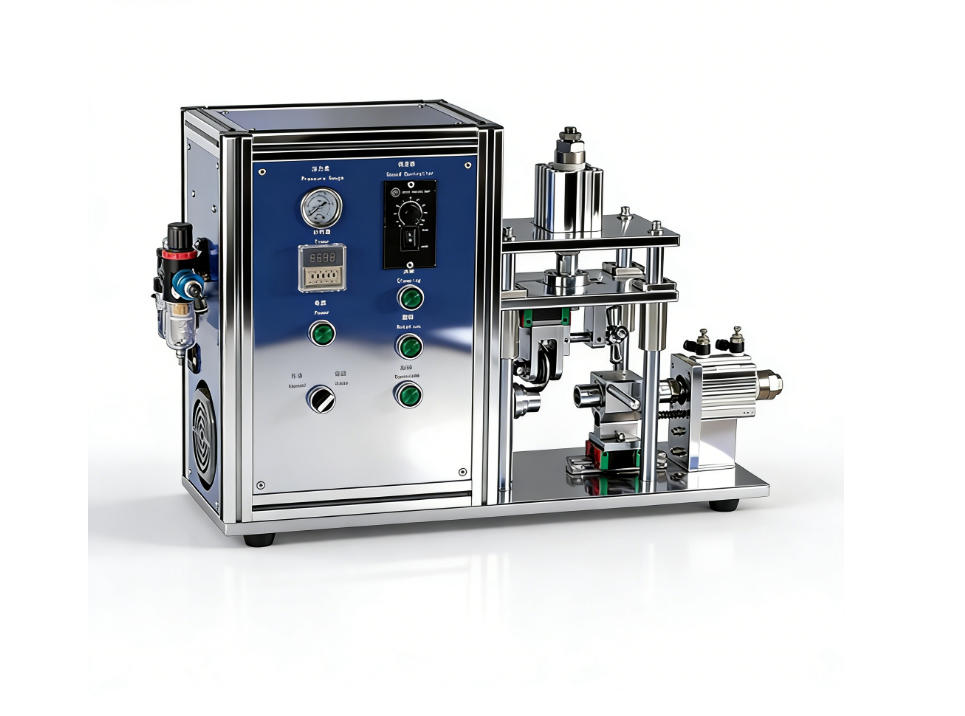 半自動圓柱電池滾槽機