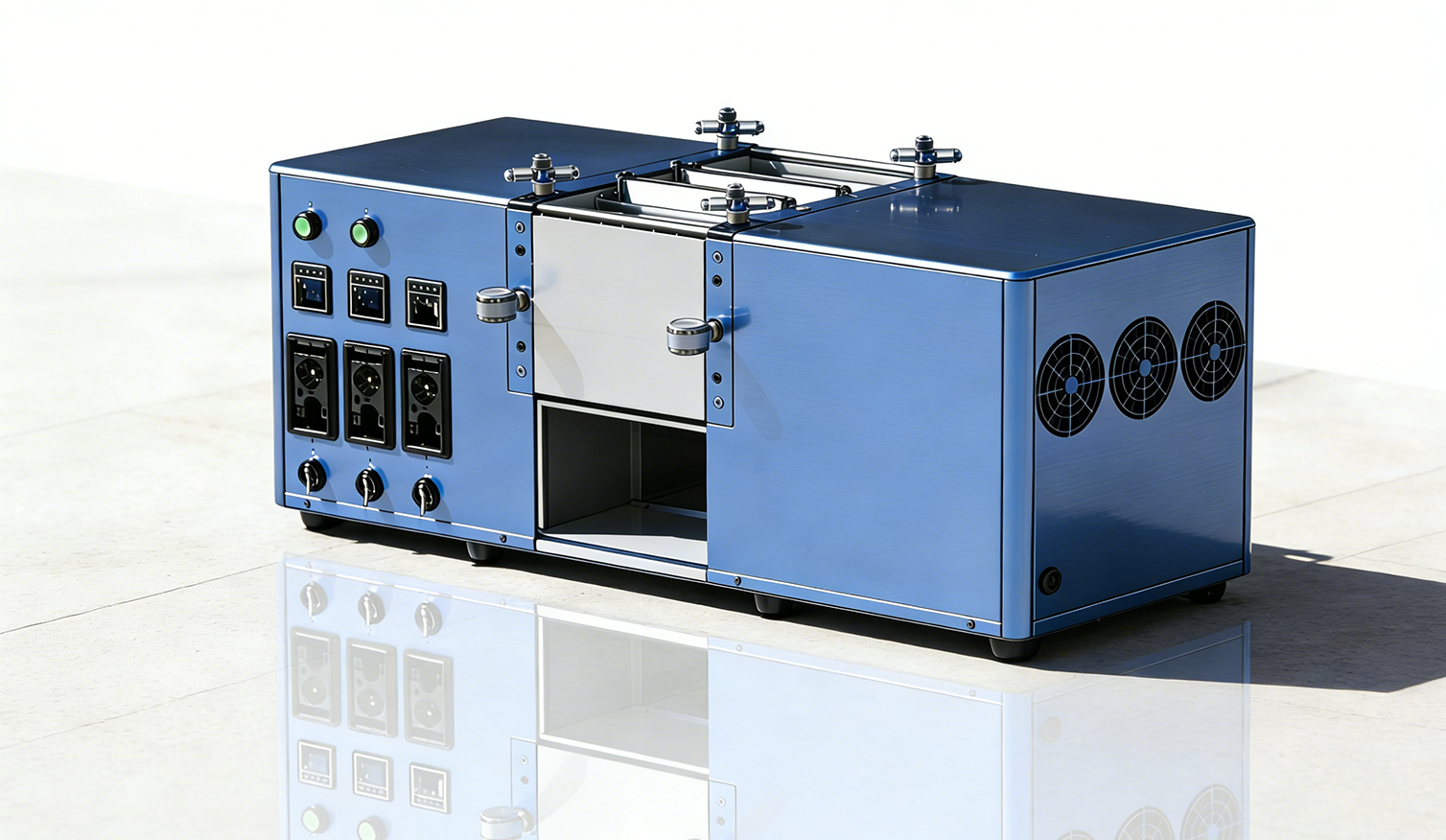 內加熱電動臥式三輥對輥機 GRS-JS200W-3G